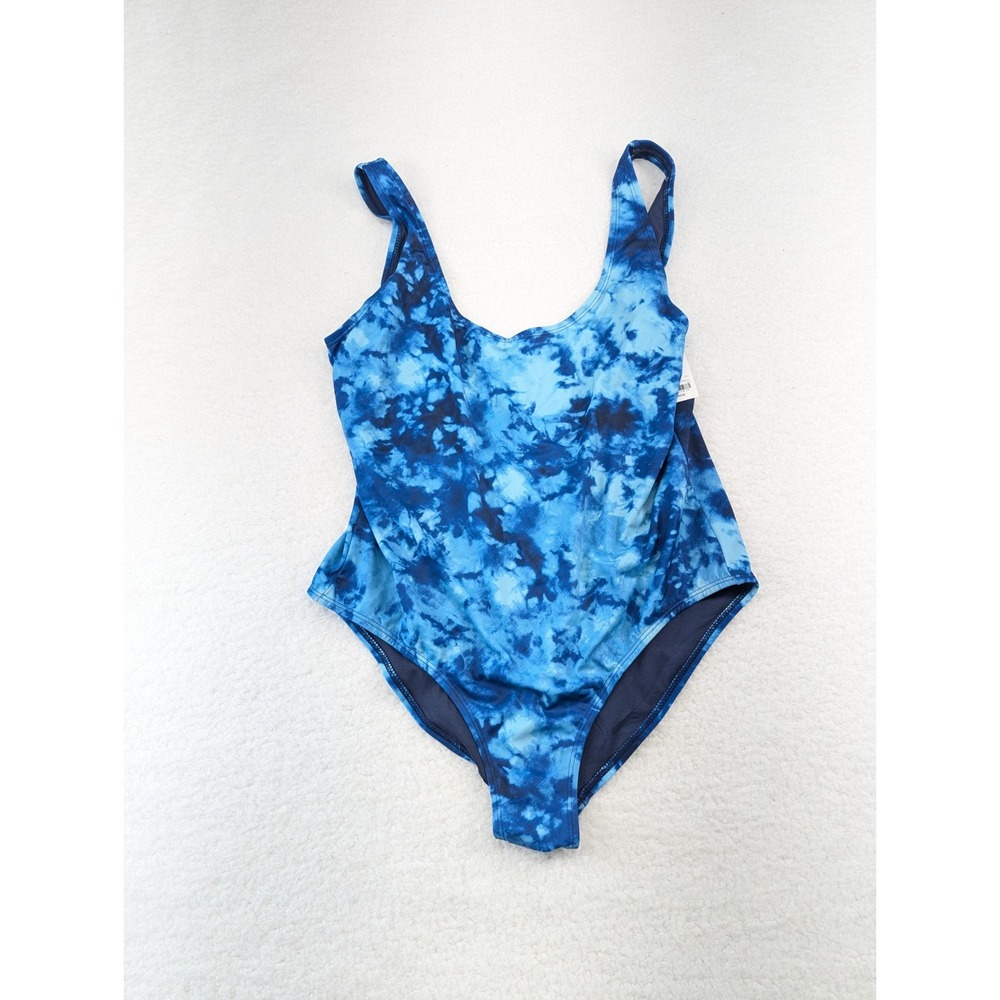City Streets Blue Tie-Dye Women's One Piece Swimsuit